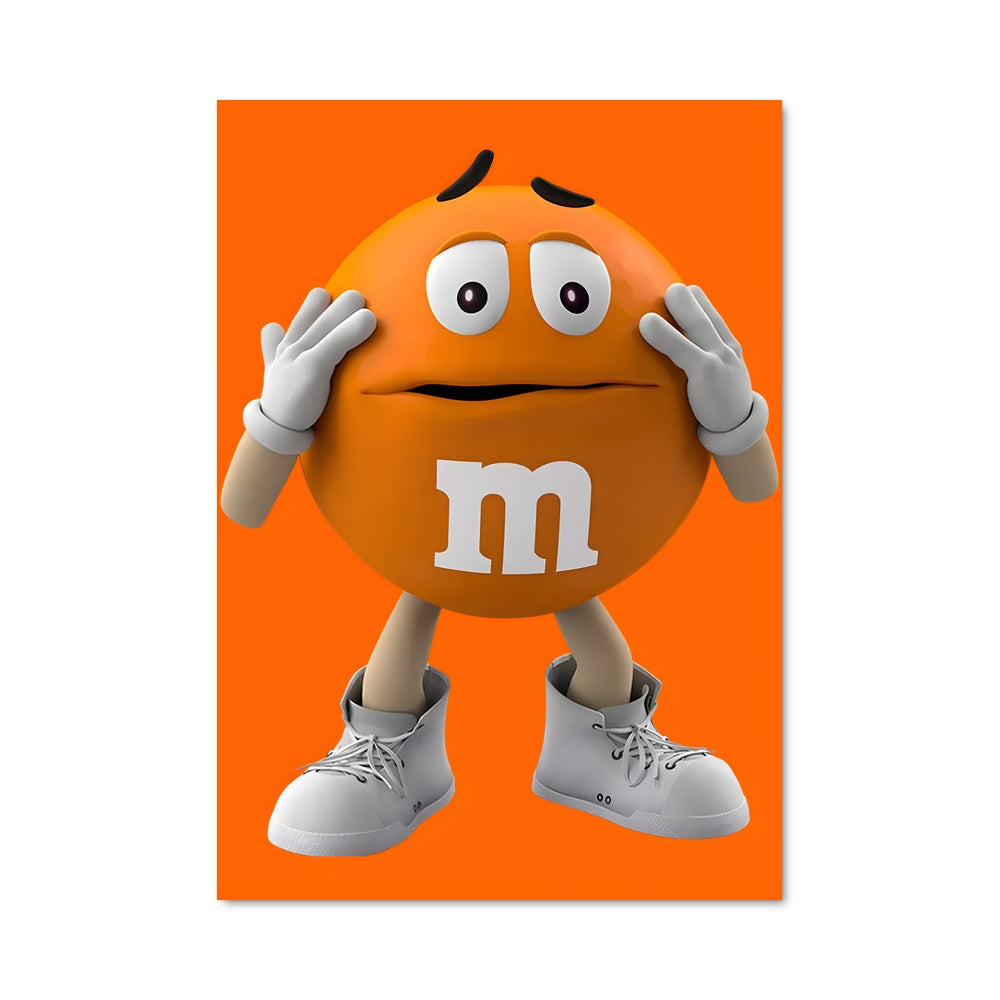Poster Orange Émotion