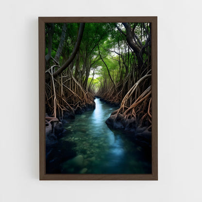 ap-mangrove-12 cadre Bois foncé