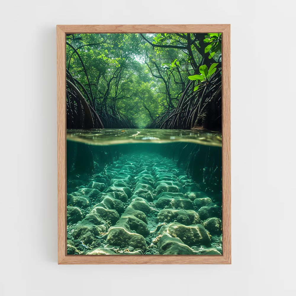 ap-mangrove-3 cadre Bois clair