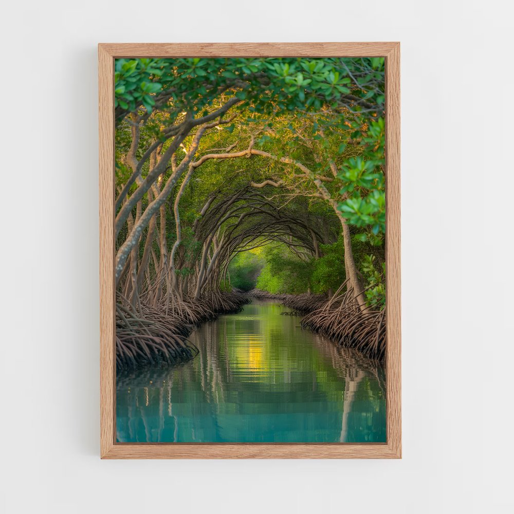 ap-mangrove-5 cadre Bois clair