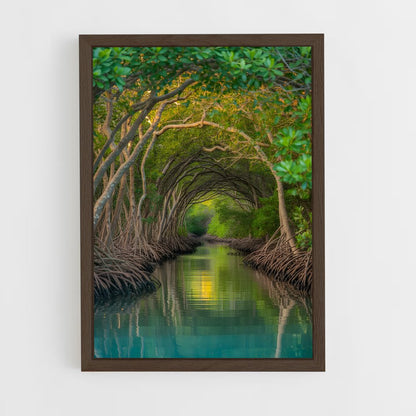 ap-mangrove-5 cadre Bois foncé