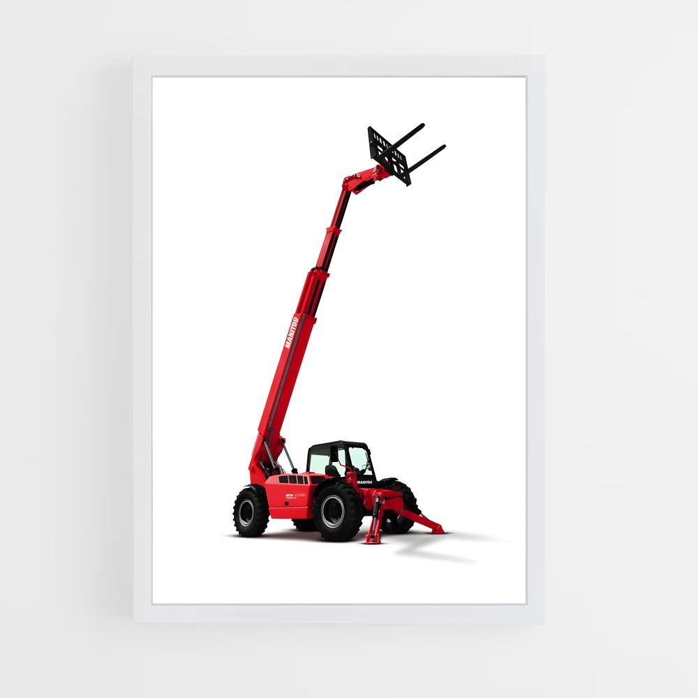 ap-manitou telehandler-1 cadre Blanc