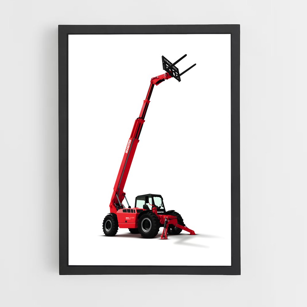 ap-manitou telehandler-1 cadre Noir