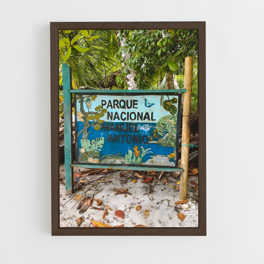 ap-manuel antonio-1 cadre Bois foncé