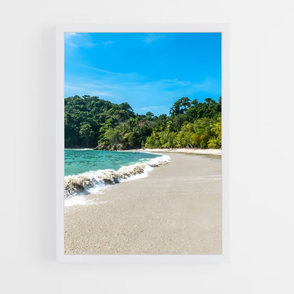 ap-manuel antonio beach-1 cadre Blanc
