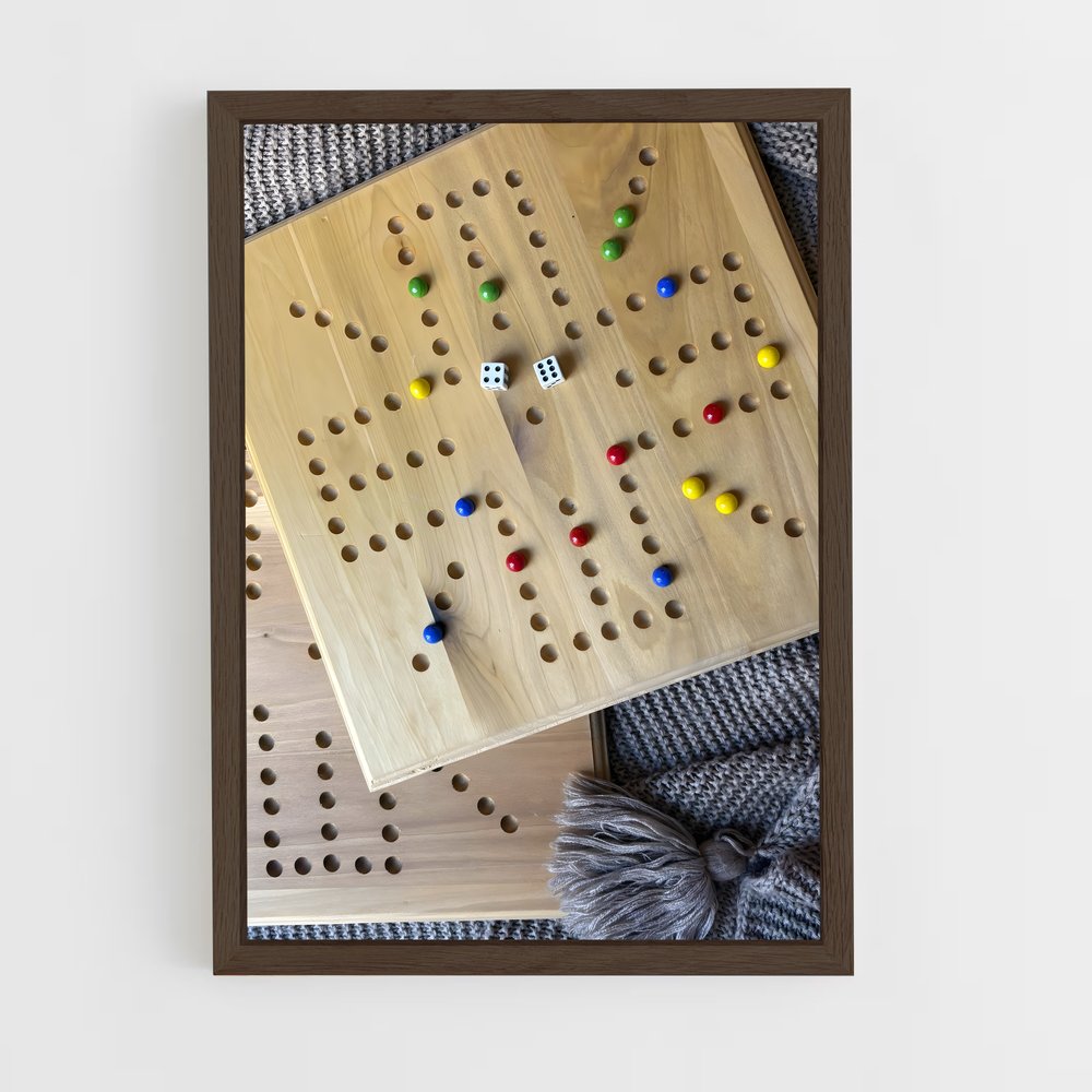 ap-marbles-1 cadre Bois foncé