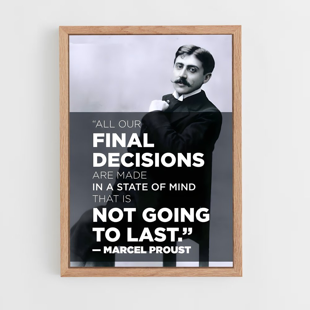 ap-marcel proust-4 cadre Bois clair