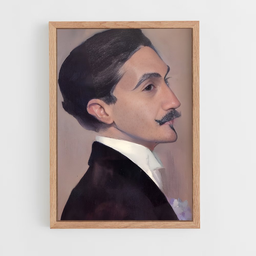 ap-marcel proust-6 cadre Bois clair