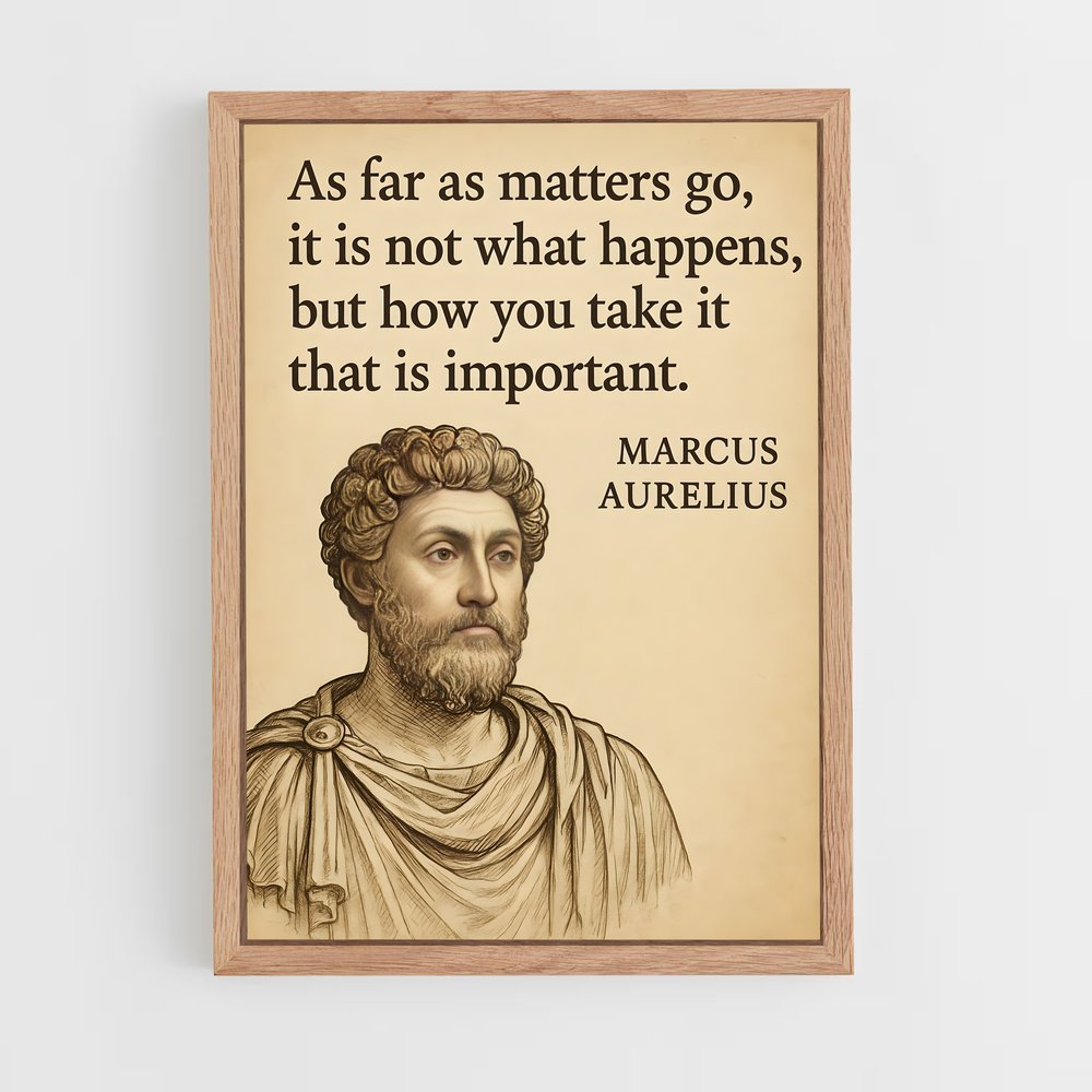 ap-marcus aurelius-1 cadre Bois clair