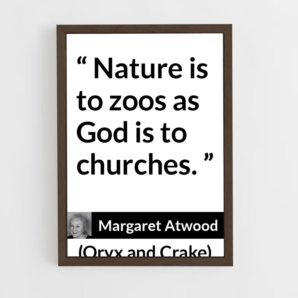 ap-margaret atwood-6 cadre Bois foncé