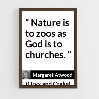 ap-margaret atwood-6 cadre Bois foncé