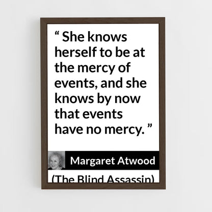 ap-margaret atwood-9 cadre Bois foncé