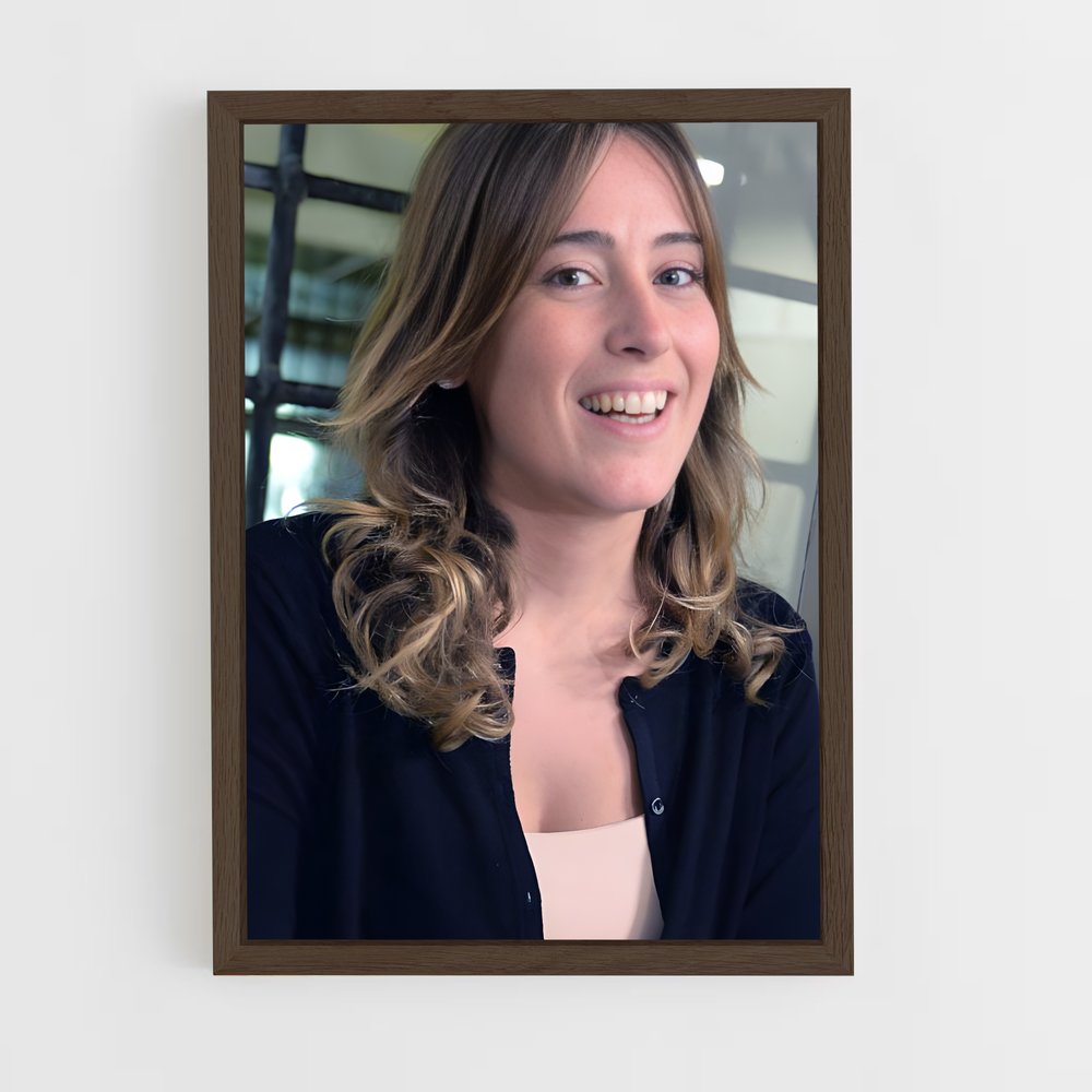 ap-maria elena boschi-11 cadre Bois foncé