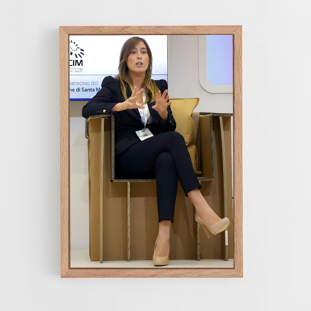 ap-maria elena boschi-5 cadre Bois clair
