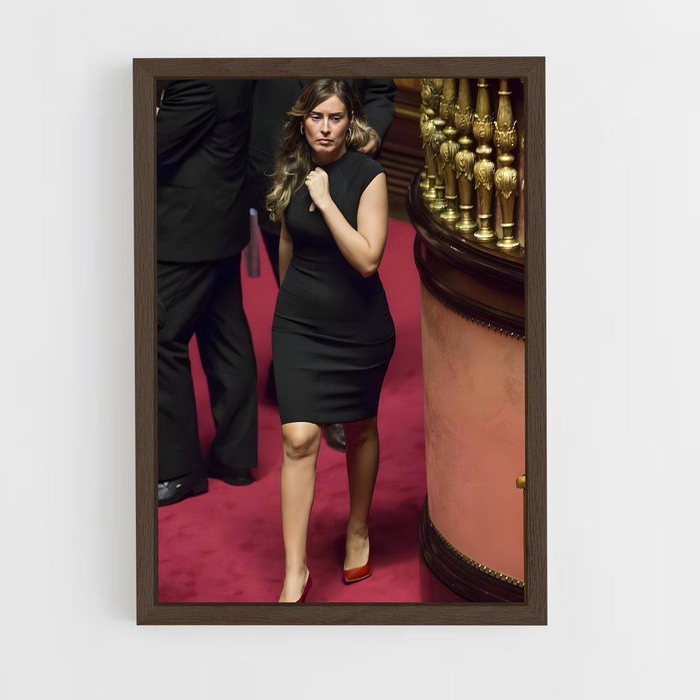 ap-maria elena boschi-6 cadre Bois foncé