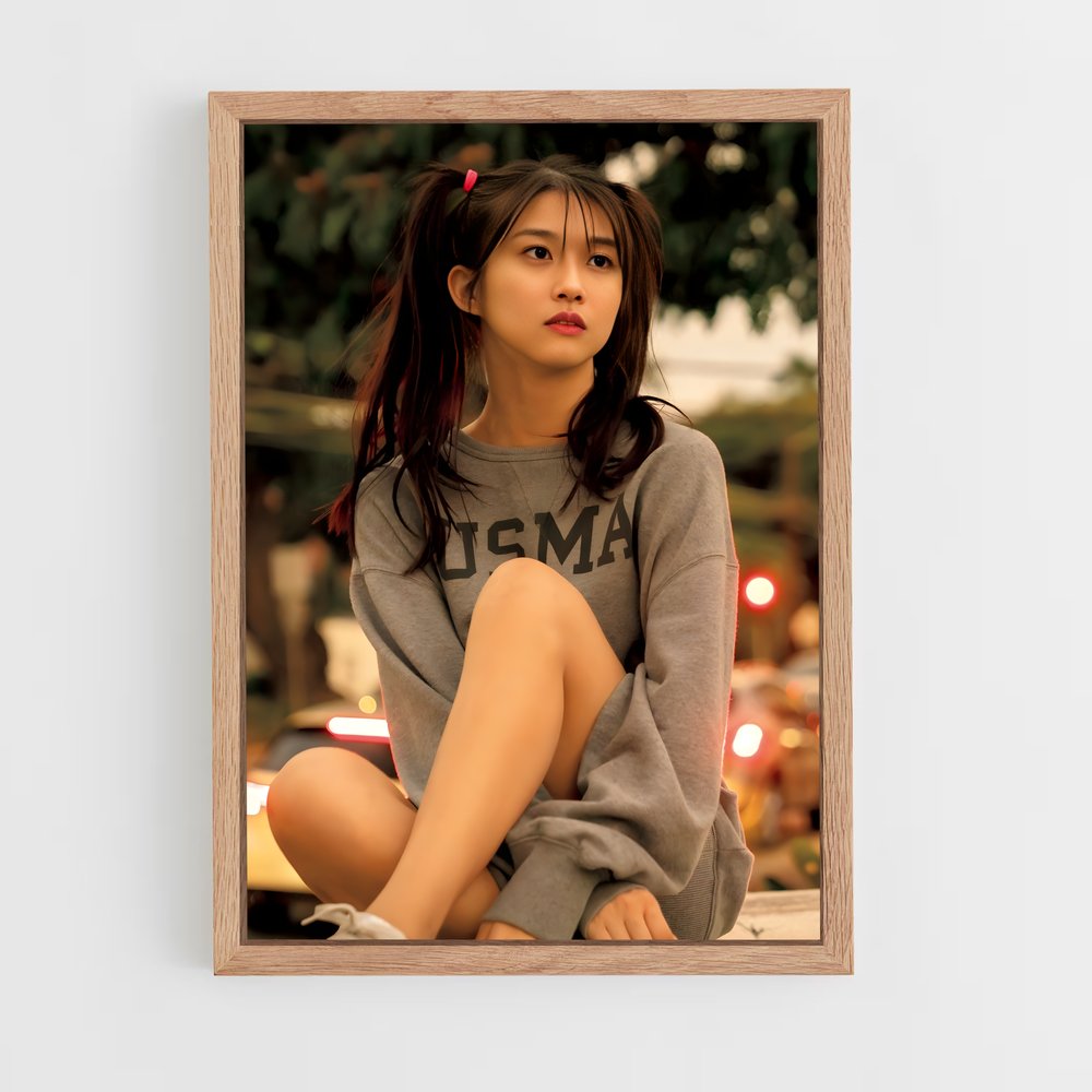 ap-maria makino-2 cadre Bois clair