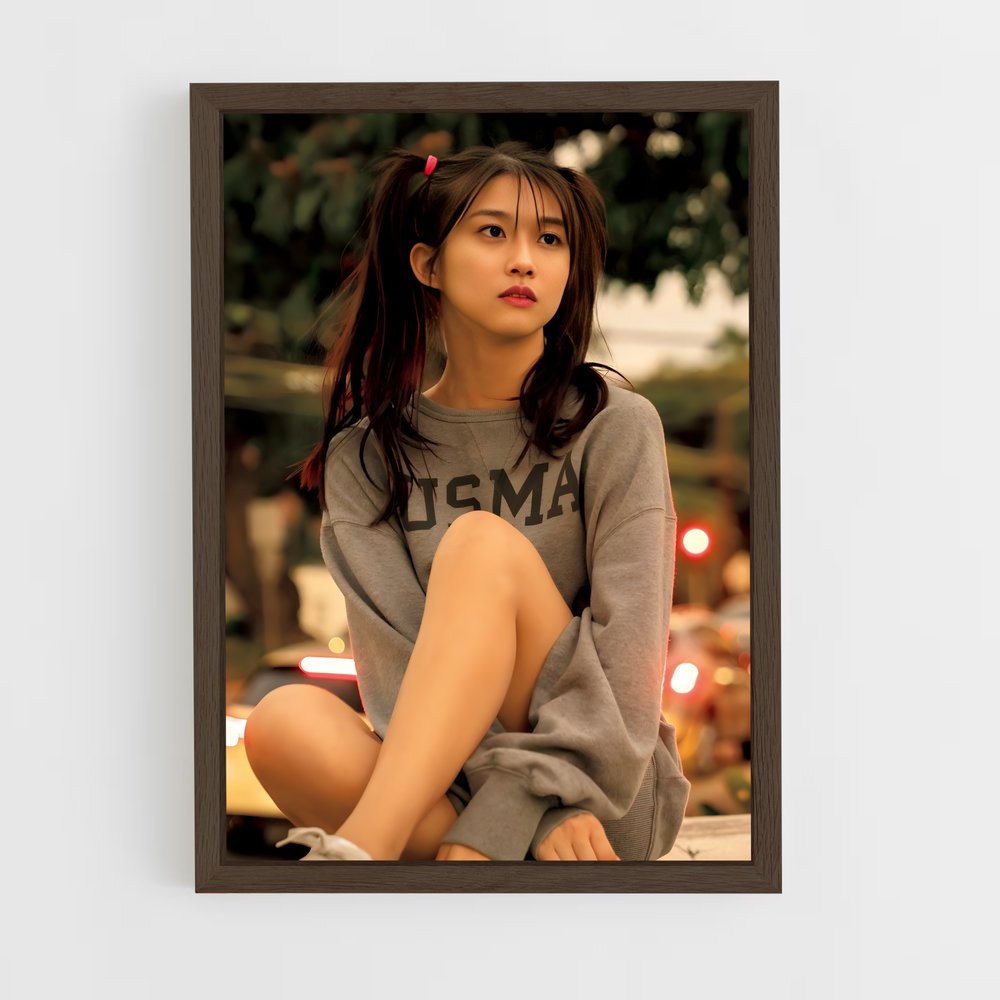 ap-maria makino-2 cadre Bois foncé