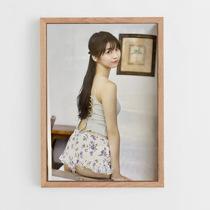 ap-maria makino-3 cadre Bois clair