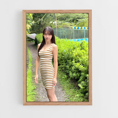 ap-maria makino-4 cadre Bois clair
