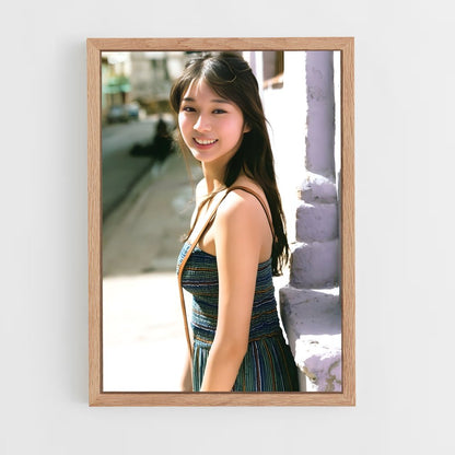 ap-maria makino-5 cadre Bois clair