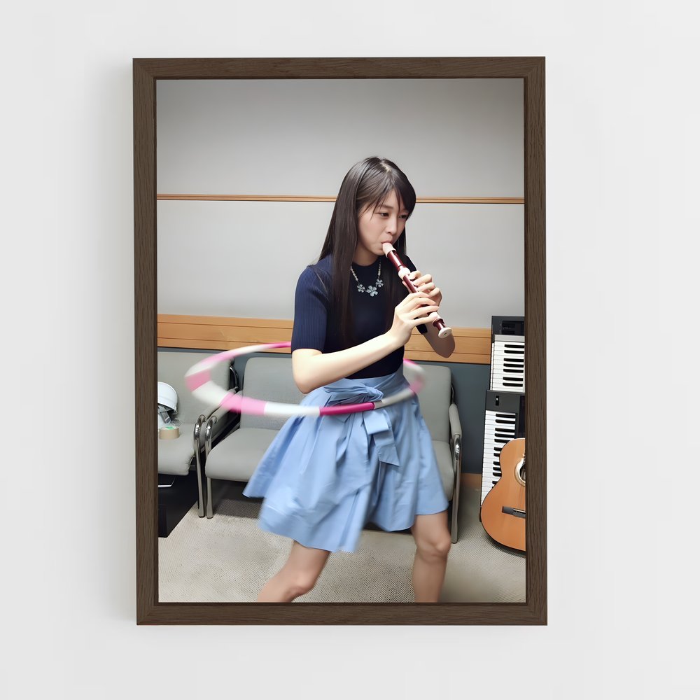 ap-maria makino-6 cadre Bois foncé