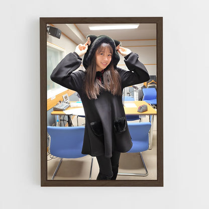 ap-maria makino-7 cadre Bois foncé