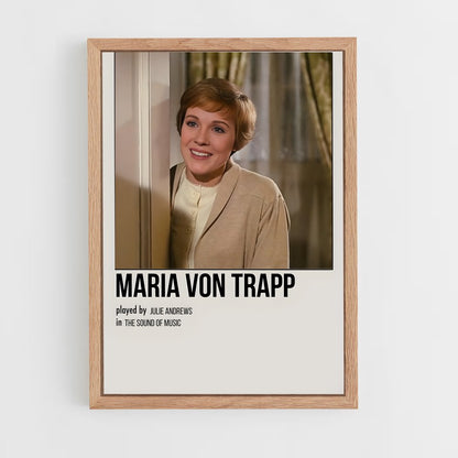 ap-maria von trapp-1 cadre Bois clair