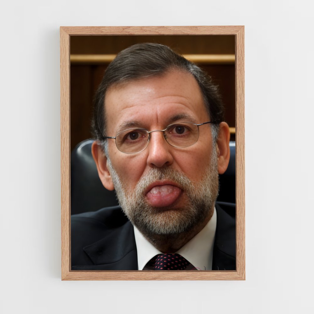 ap-mariano rajoy-1 cadre Bois clair