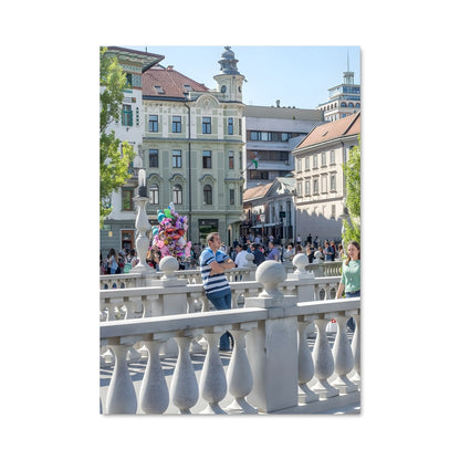Poster Promenade à Ljubljana