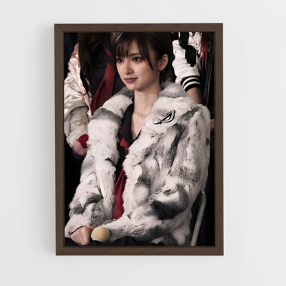 ap-mariko shinoda-2 cadre Bois foncé