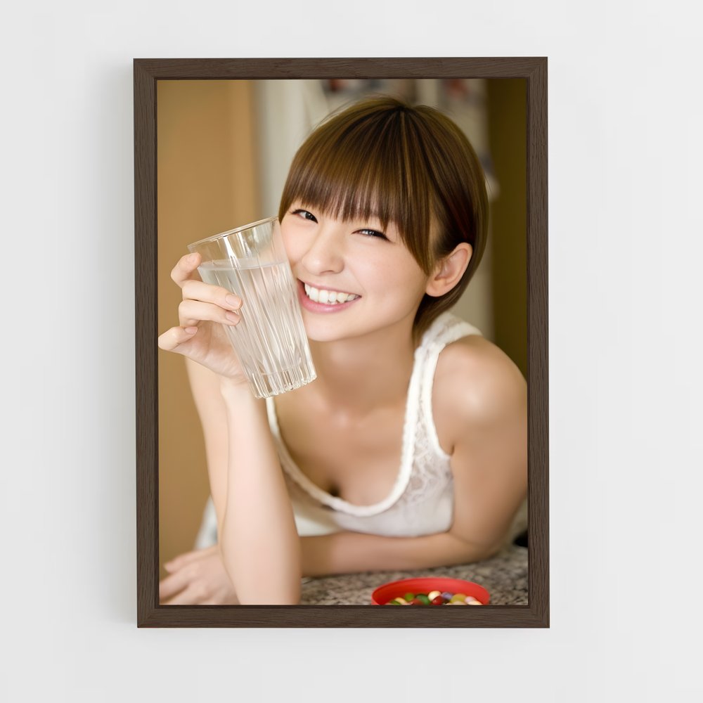 ap-mariko shinoda-3 cadre Bois foncé