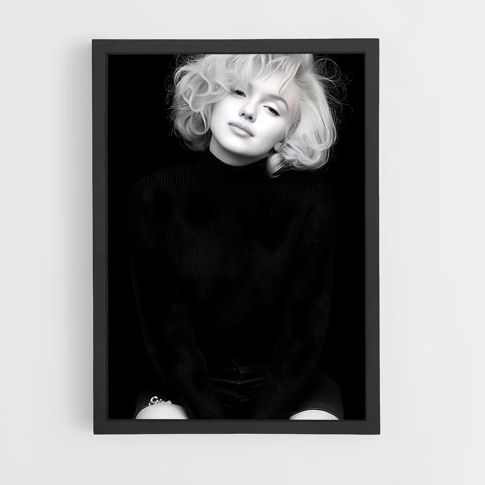 ap-marilyn monroe-2 cadre Noir