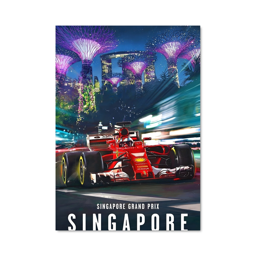 Poster Grand Prix de Singapour 2017