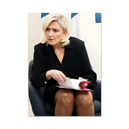Poster Marine le pen 14529
