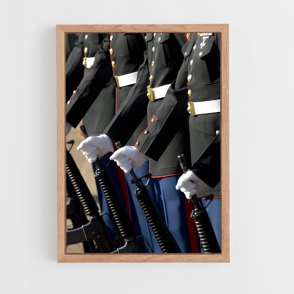 ap-marine corps-3 cadre Bois clair