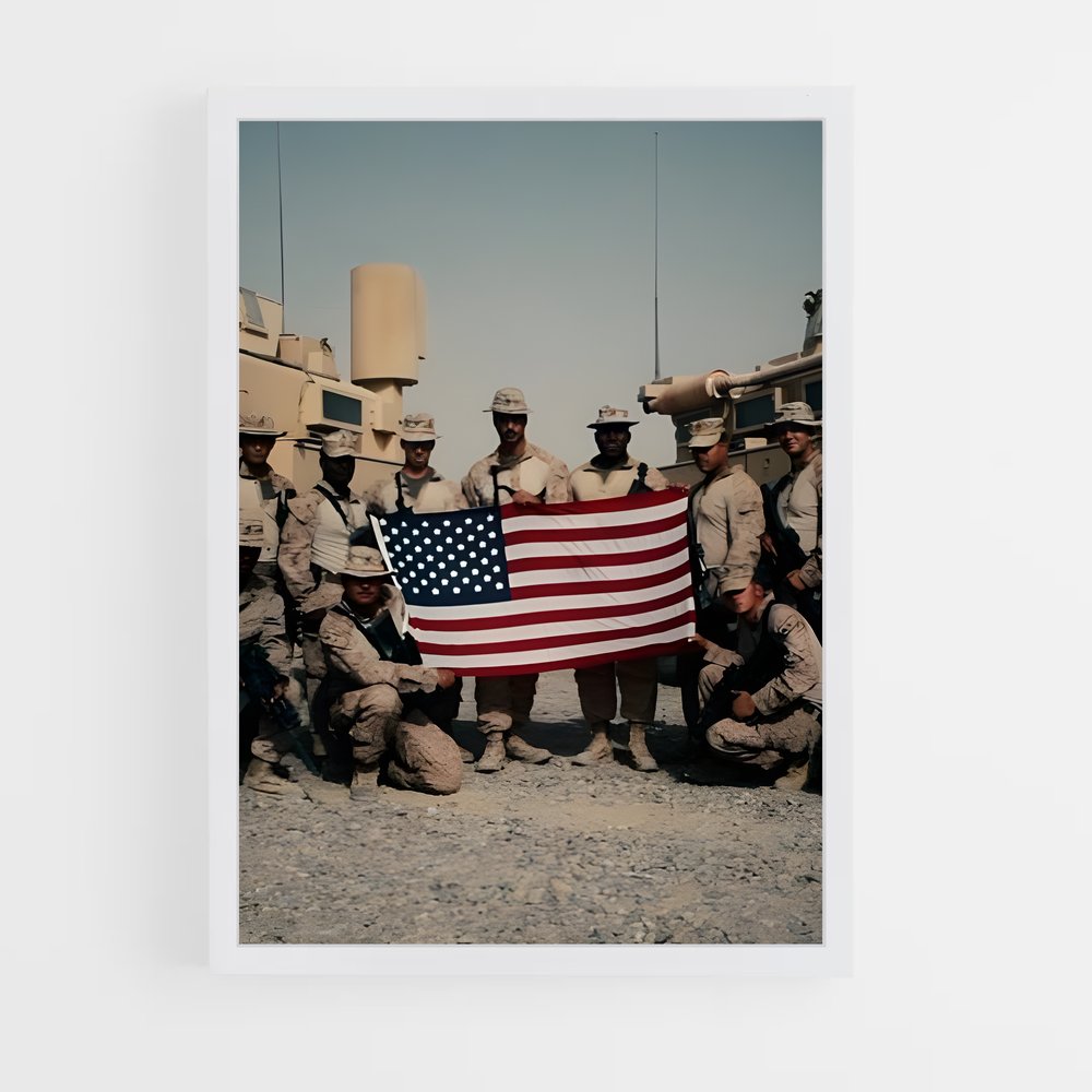 ap-marine corps-6 cadre Blanc