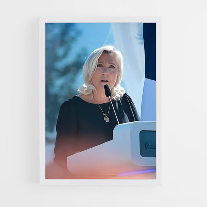 ap-marine le pen-10 cadre Blanc
