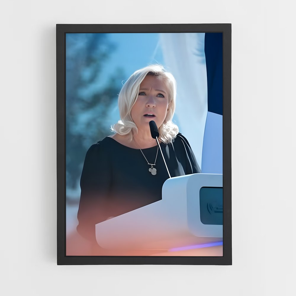 ap-marine le pen-10 cadre Noir