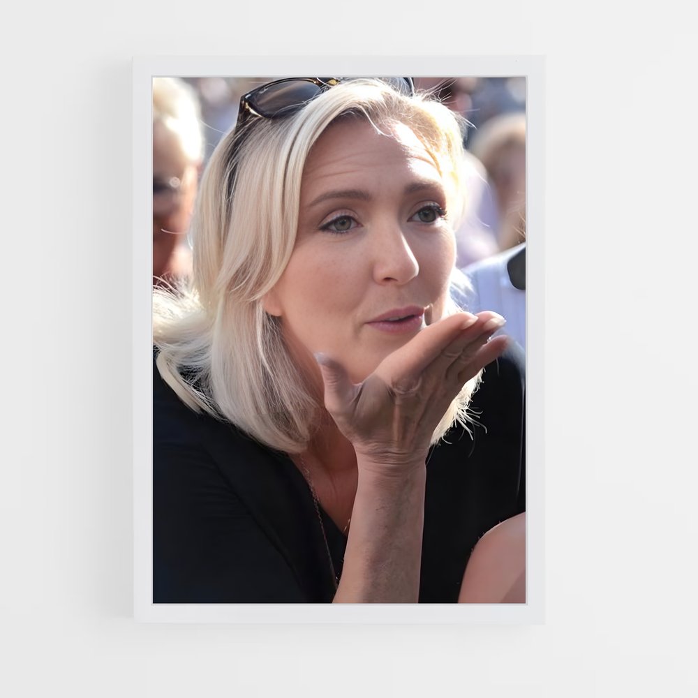 ap-marine le pen-13 cadre Blanc