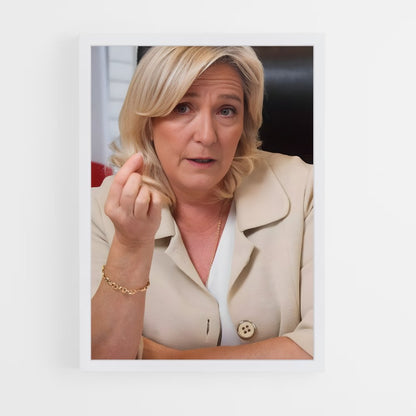 ap-marine le pen-14 cadre Blanc