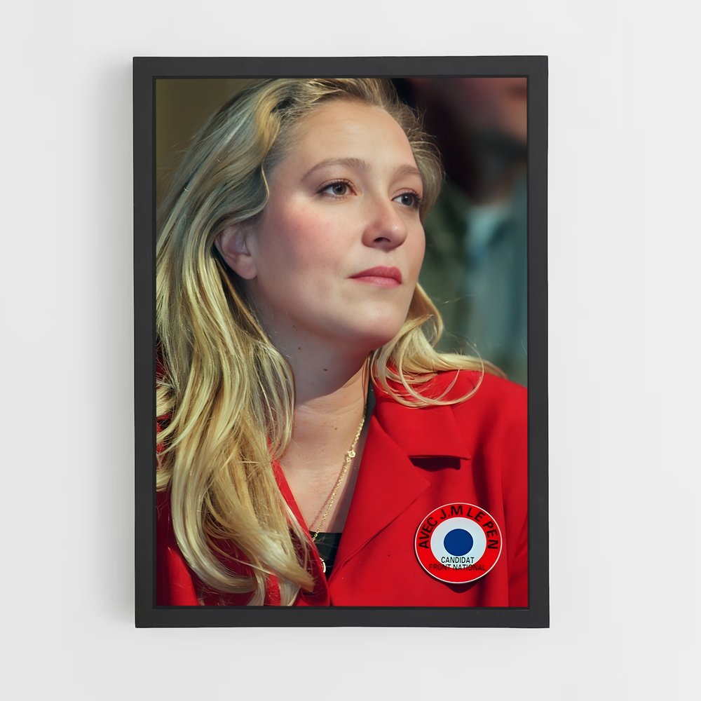 ap-marine le pen-8 cadre Noir