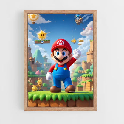 ap-mario-3 cadre Bois clair