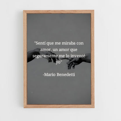 ap-mario benedetti-3 cadre Bois clair