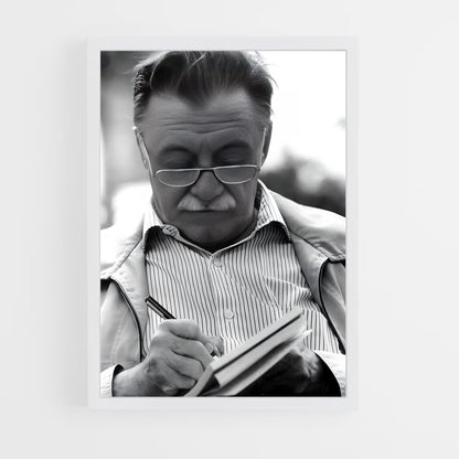 ap-mario benedetti-5 cadre Blanc
