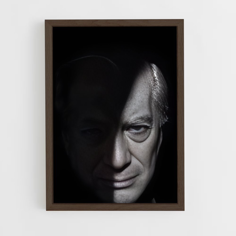 ap-mario vargas llosa-4 cadre Bois foncé