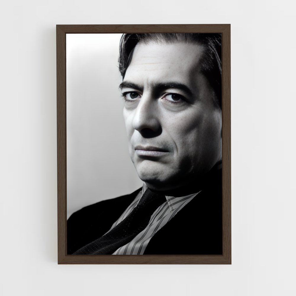 ap-mario vargas llosa-6 cadre Bois foncé