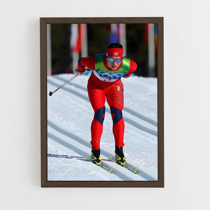 ap-marit bjorgen-1 cadre Bois foncé