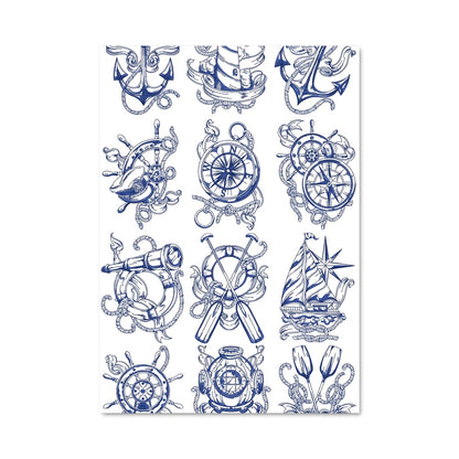 Poster Nautical Ink