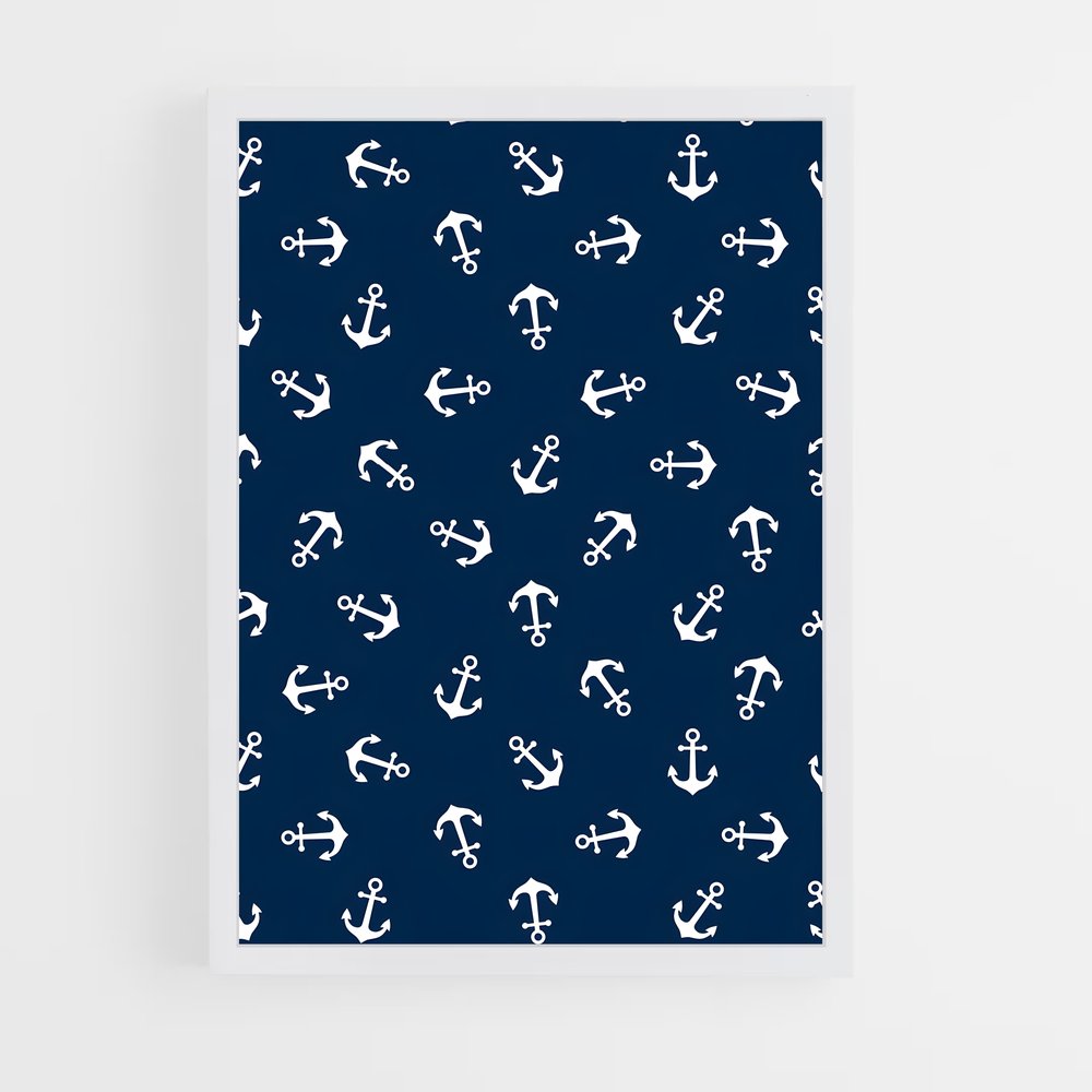 ap-maritime motifs-6 cadre Blanc