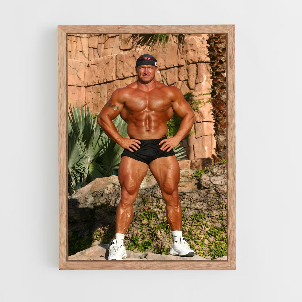 ap-mariusz pudzianowski-1 cadre Bois clair